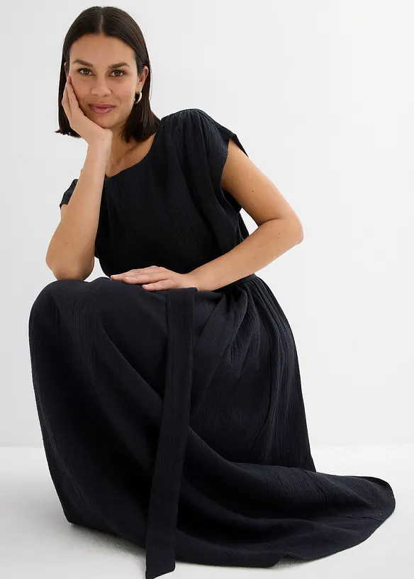 Midi šaty s čisté bavlny, bonprix