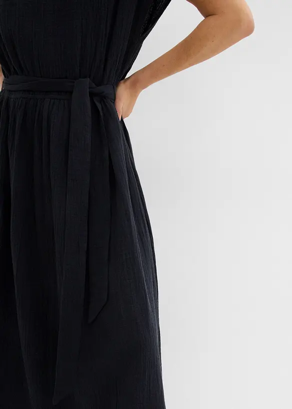 Midi šaty s čisté bavlny, bonprix