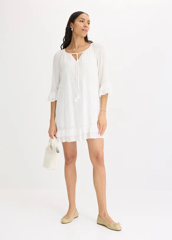 Šat s výšivkou, v boho stylu, bonprix