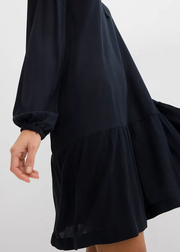 Tunikové šaty ze splývavé viskózy, bonprix