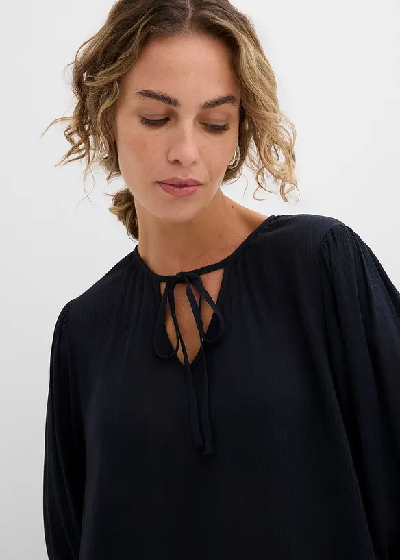 Tunikové šaty ze splývavé viskózy, bonprix