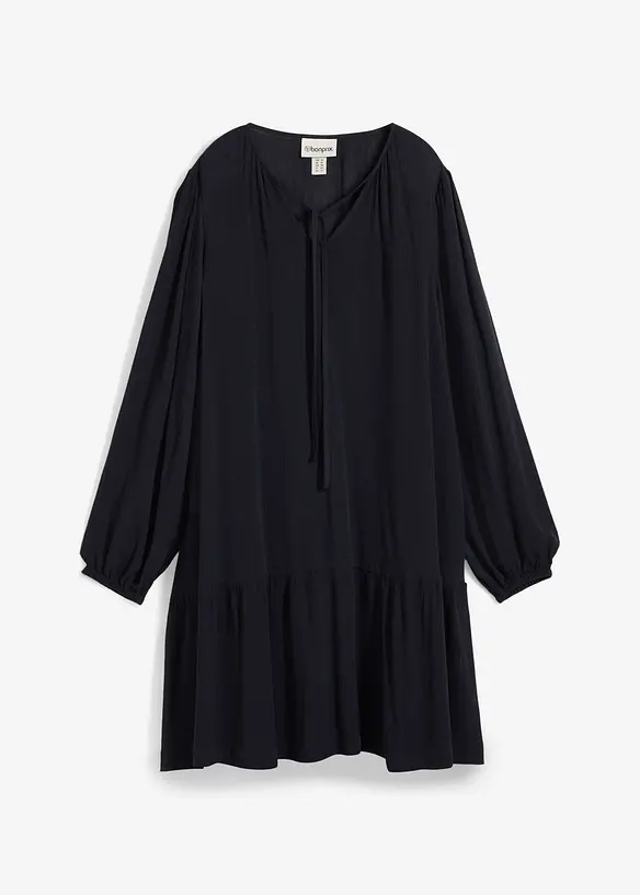 Tunikové šaty ze splývavé viskózy, bonprix