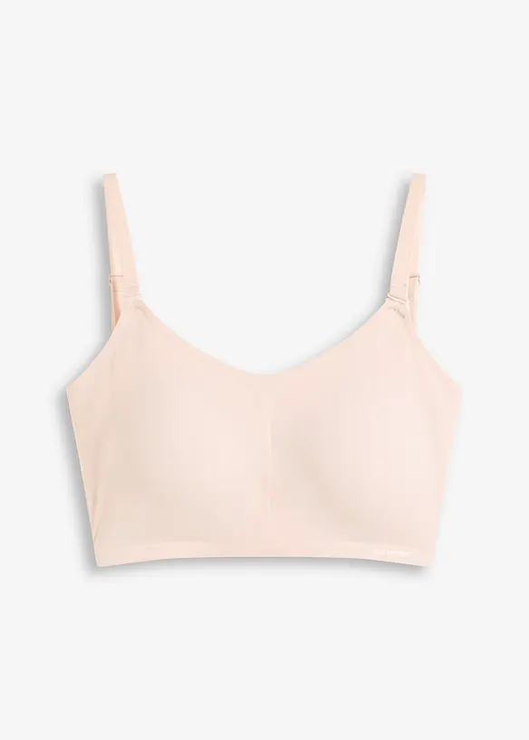 Vatovaný bezešvý podprsenkový top Feel Comfort, s různými možnostmi ramínek, bonprix