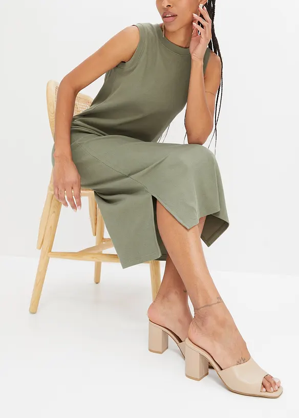 Žerzejové šaty z bavlny se strečem, bonprix