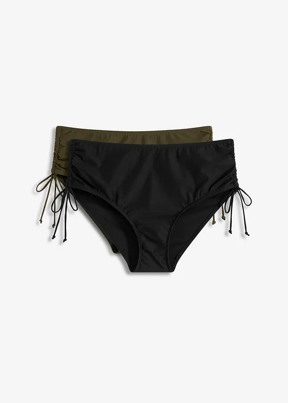 Stahovací bikiny (2 ks v balení), lehký tvarující efekt, bonprix