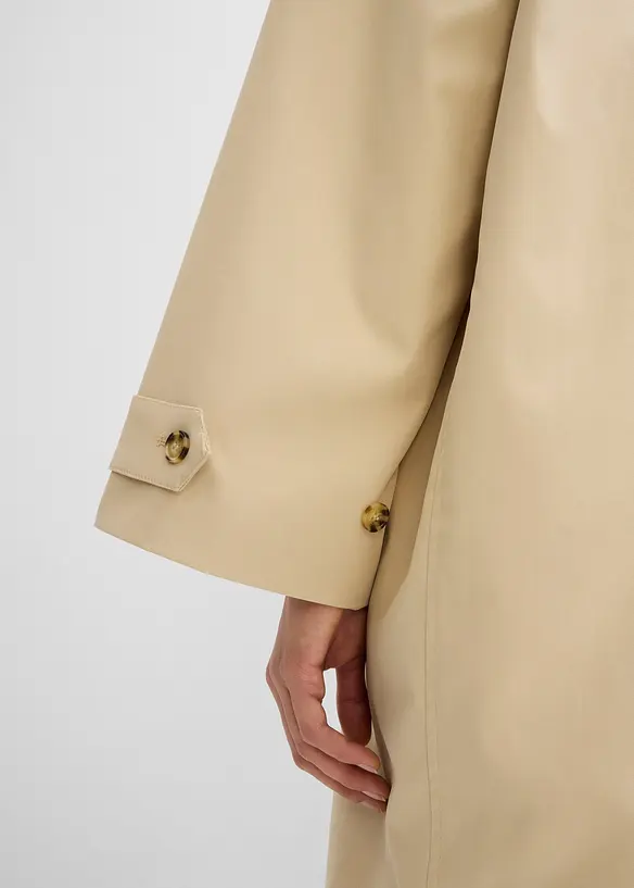 Trenčkot s áčkovým střihem, bonprix