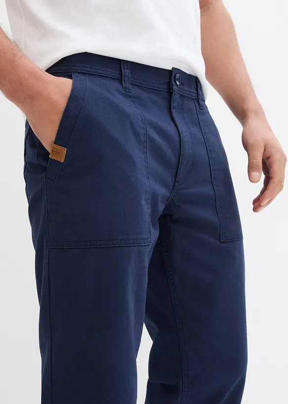 Dlouhé bermudy s nakládanými kapsami, Regular Fit, bonprix