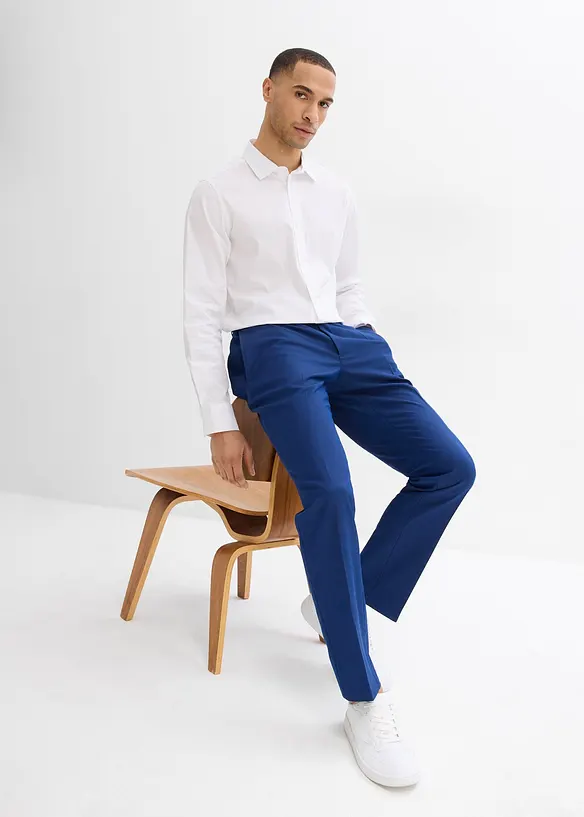 Kombinovatelné strečové oblekové kalhoty Slim Fit, bonprix