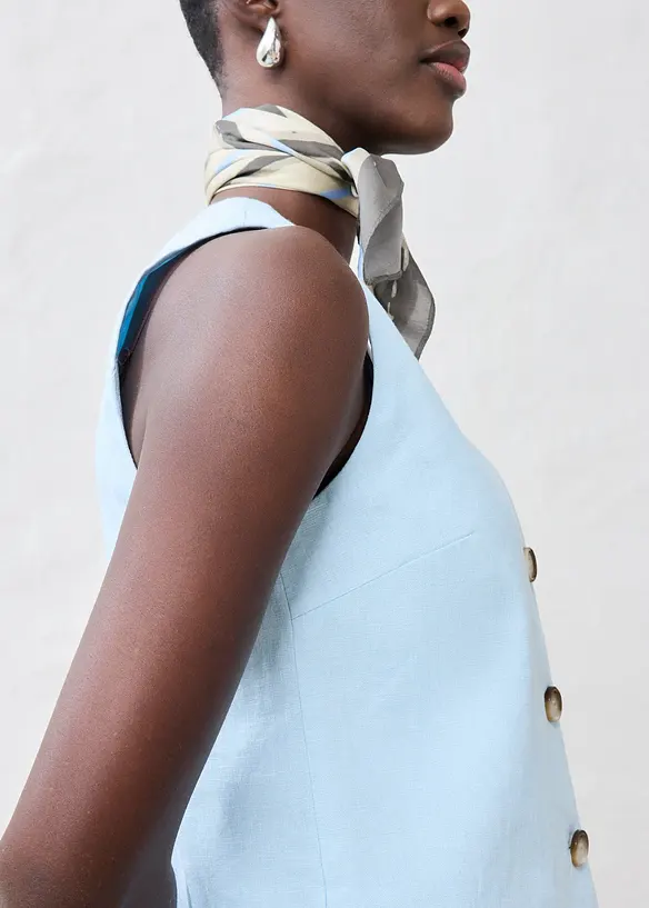 Lněná vesta z čistého lnu, bonprix