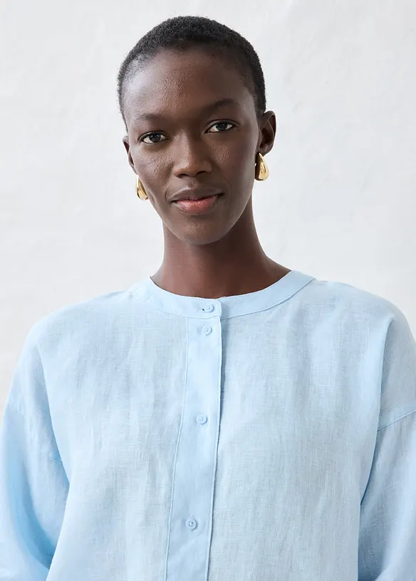 Oversized halenka z čistého lnu, bonprix