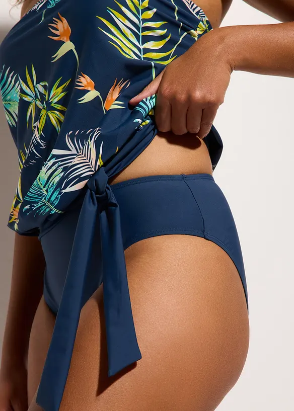 Bandeau tankiny s multifunkčními ramínky (2dílná souprava), bonprix