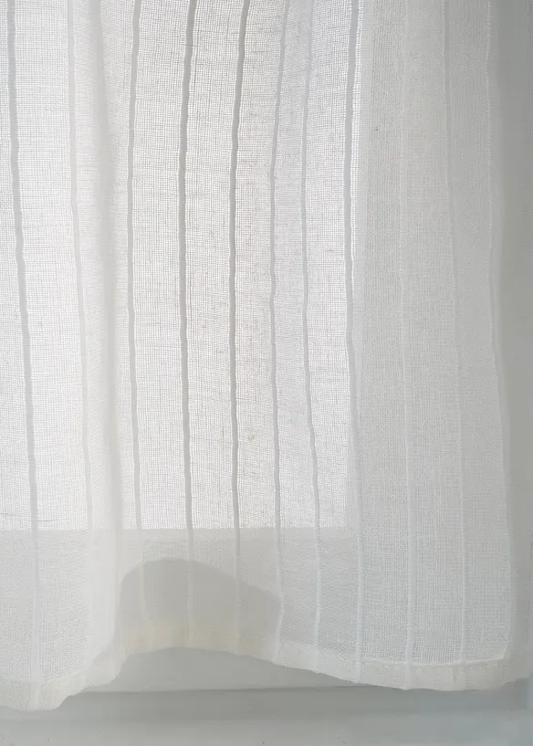 Vitrážková záclona s jemnými proužky, bonprix