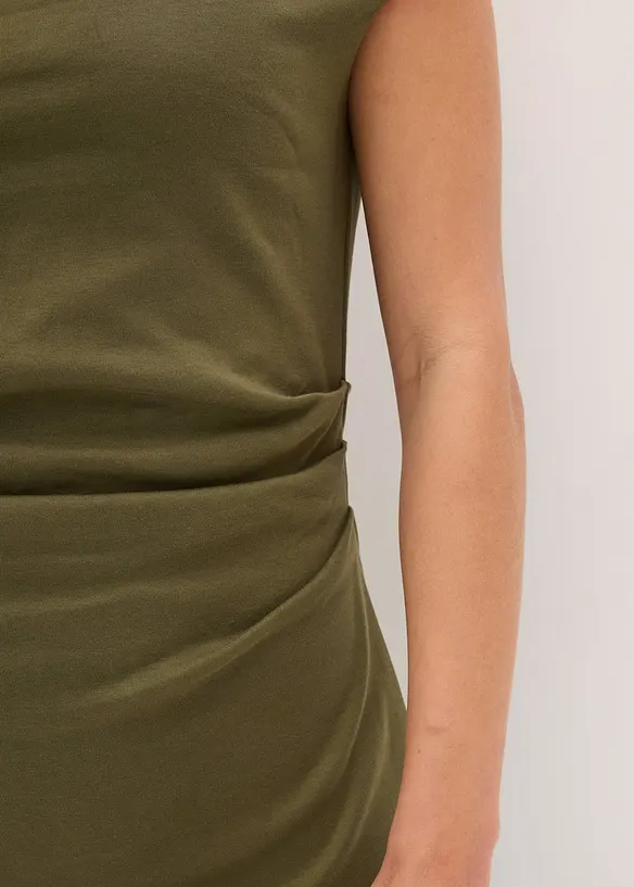 Midi šaty ve stylu Carmen, bonprix