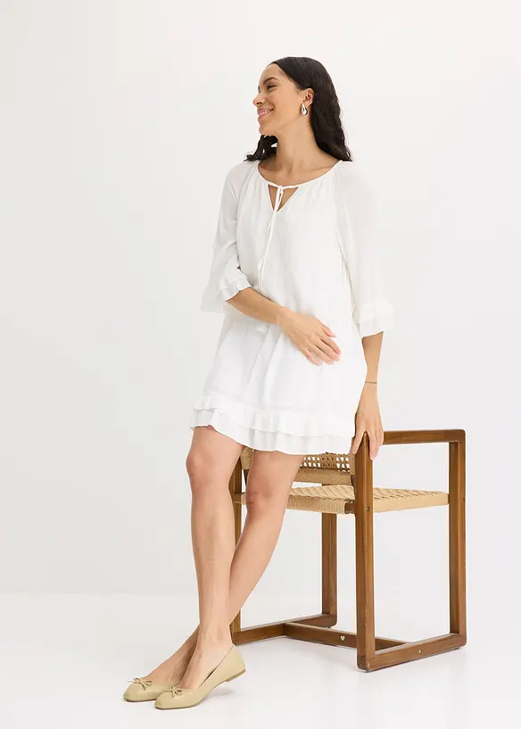 Šat s výšivkou, v boho stylu, bonprix