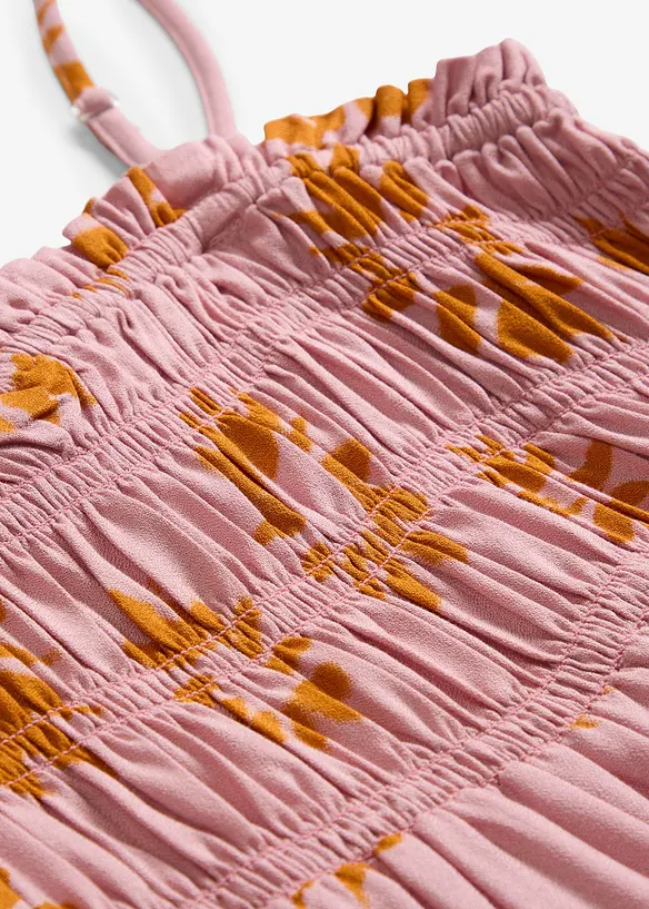 Bandeau šaty z měkké viskózy, bonprix