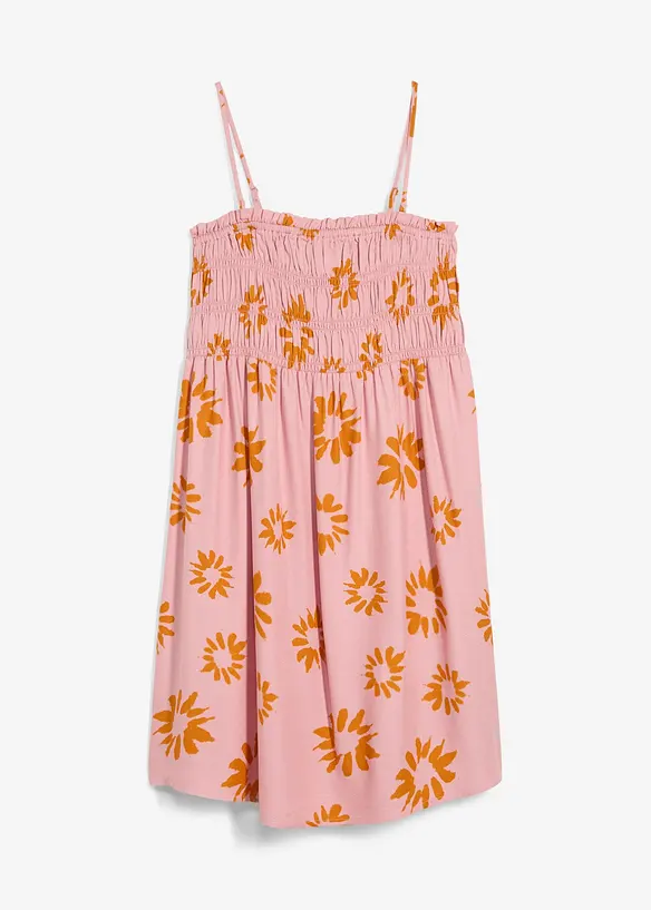 Bandeau šaty z měkké viskózy, bonprix