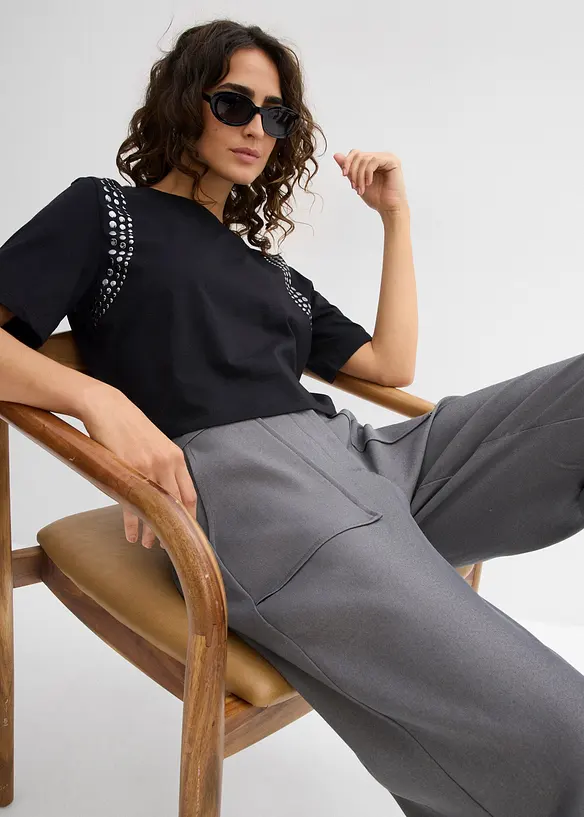 Oversize tričko z čisté organické bavlny, bonprix