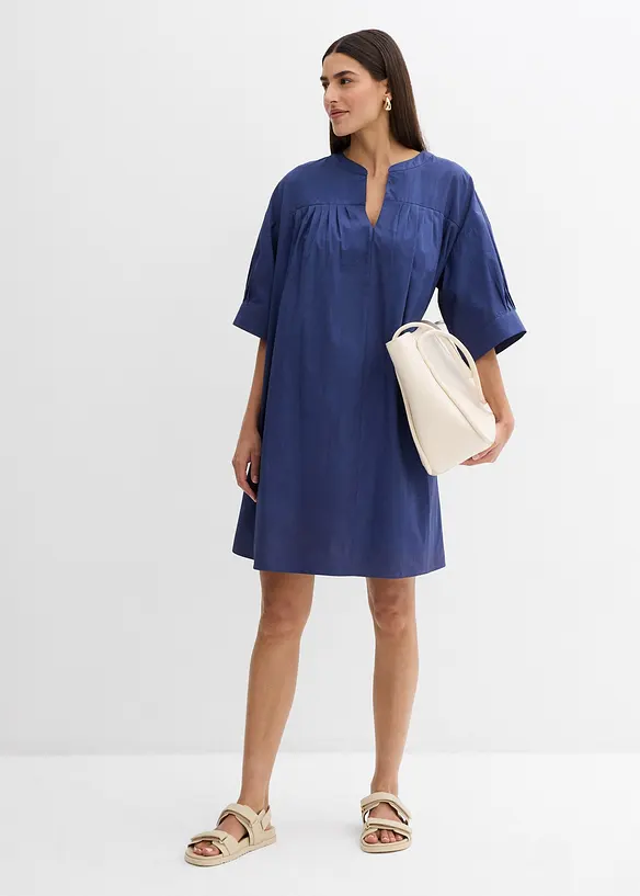 Oversize kaftanové šaty z čisté organické bavlny, bonprix