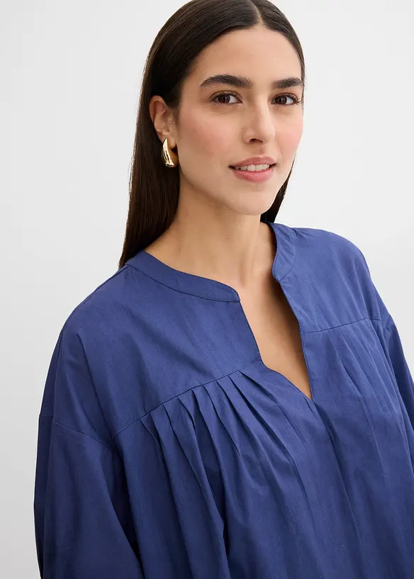 Oversize kaftanové šaty z čisté organické bavlny, bonprix