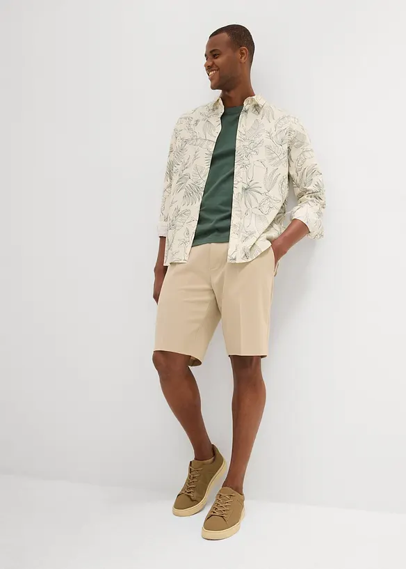 Chino bermudy s puky, Regular Fit, bonprix