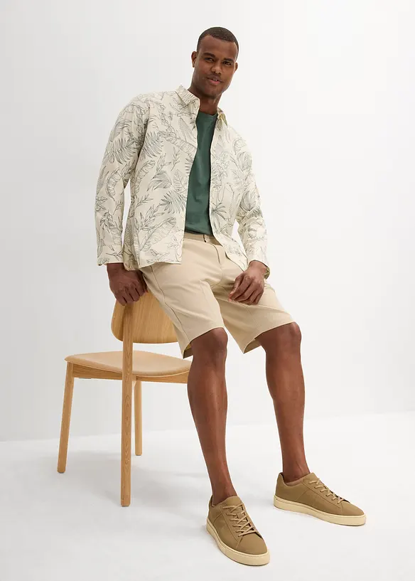 Chino bermudy s puky, Regular Fit, bonprix