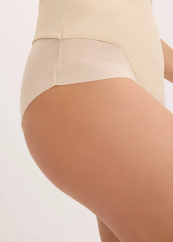 Stahovací bokové kalhotky s vysokým pasem, střední tvarující efekt, bonprix