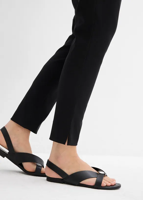 Strečové těhotenské kalhoty se zužujícími se nohavicemi, bonprix