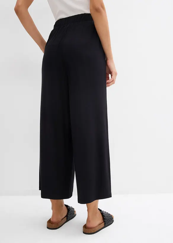 Culotte kalhoty ze splývavé viskózy, bonprix