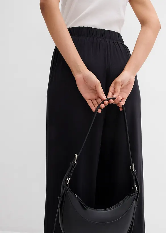 Culotte kalhoty ze splývavé viskózy, bonprix