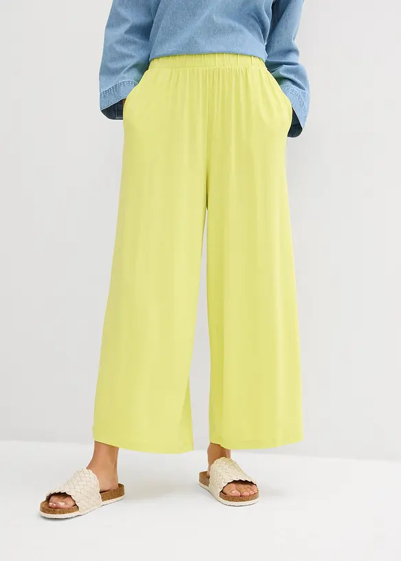 Culotte kalhoty ze splývavé viskózy, bonprix