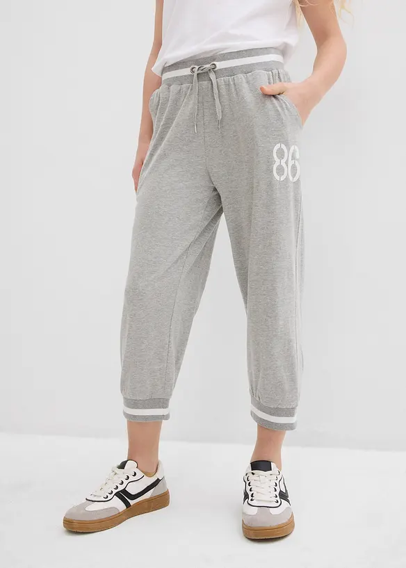 Joggingové kalhoty s 3/4 délkou (2 ks v balení), bonprix