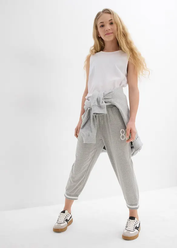 Joggingové kalhoty s 3/4 délkou (2 ks v balení), bonprix