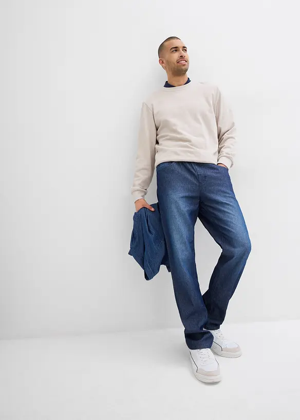 Džíny bez zapínání z letní džínoviny Classic Fit (2 ks v balení), bonprix