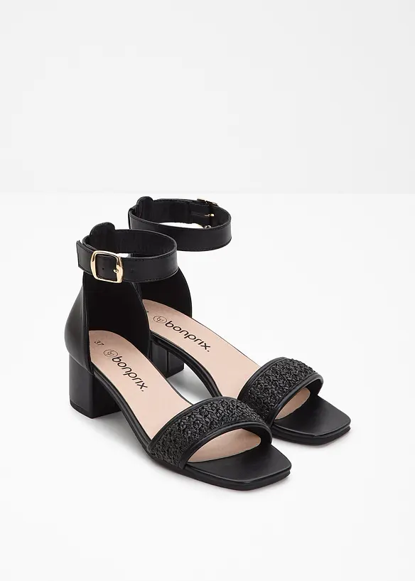 Sandálky na podpatku, bonprix