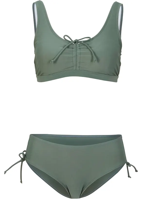 Bikinový top s vázačkou (2dílná souprava), bonprix