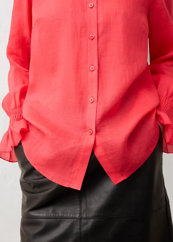 Košilová halenka z ramie, bonprix