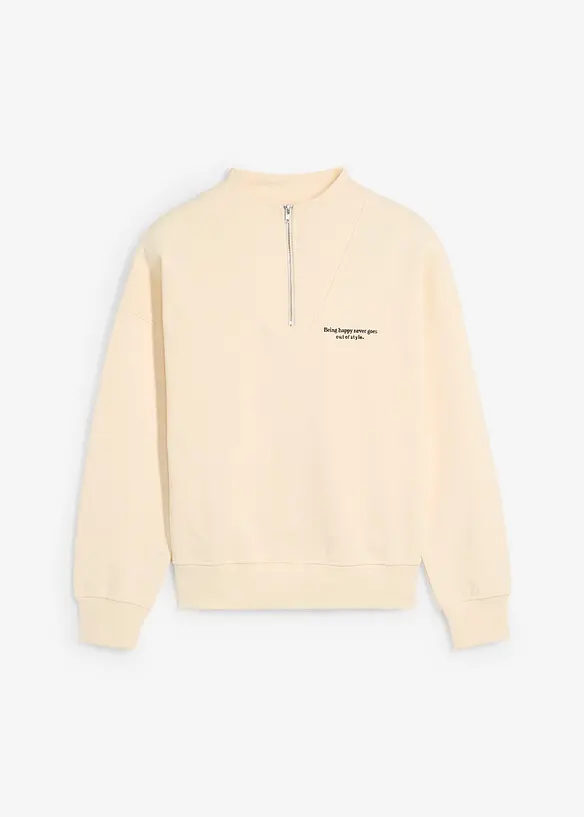 Oversized mikina z čisté organické bavlny, bonprix