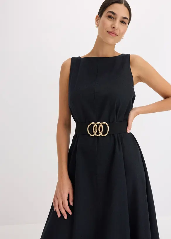 Šaty na ramínka, z jemné viskózové směsi, bonprix