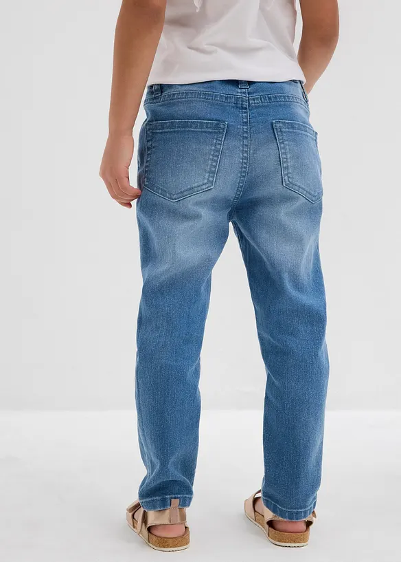 Strečové džíny, Mid Waist, Tapered, bonprix