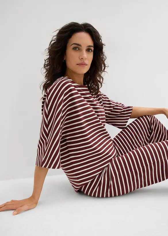 Oversized mikina z čisté bavlny, bonprix