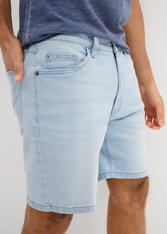 Strečové džínové šortky, Loose Fit, extra široké, bonprix