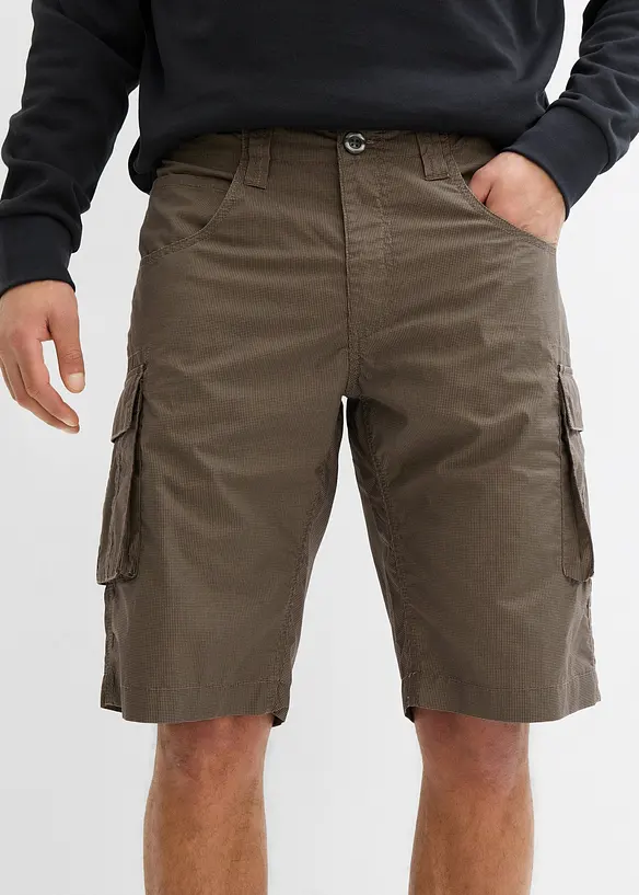 Cargo bermudy z čisté bavlny, Relaxed Fit, bonprix