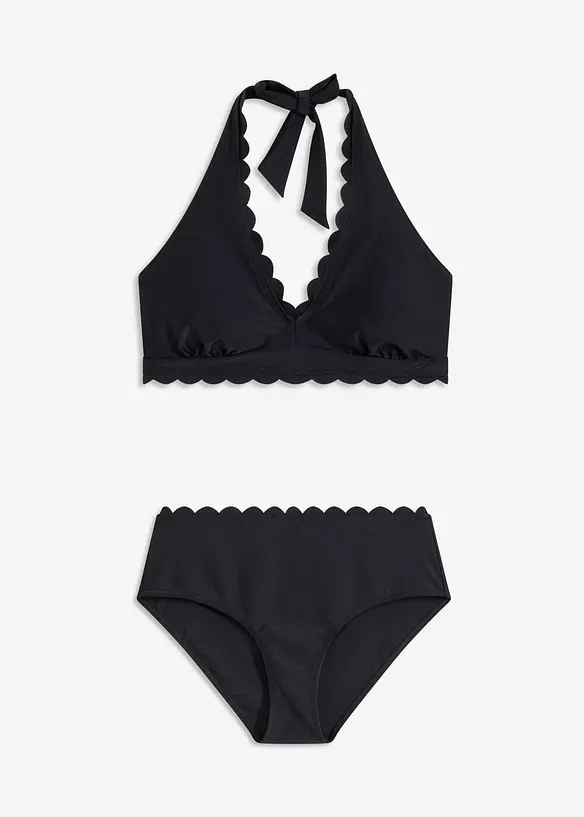 Bikiny s ramínkem kolem krku (2dílná souprava), recyklovaný polyamid, bonprix