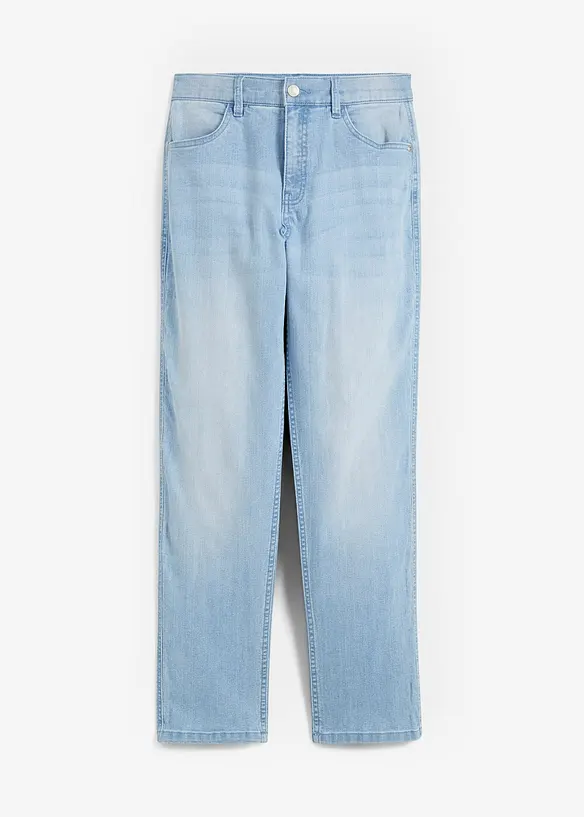 Strečové džíny s nastavitelným pasem, Loose Fit, Straight, bonprix