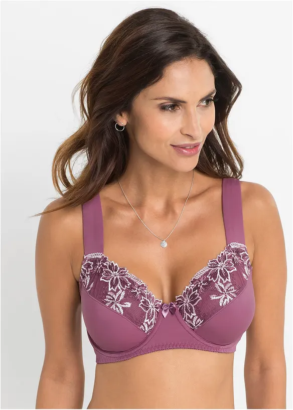 Podprsenka s kosticemi a polstrovanými ramínky (2 ks v balení), bonprix