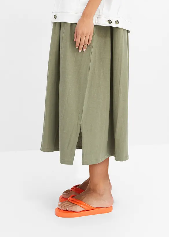 Midi šaty z čisté organické bavlny, bonprix