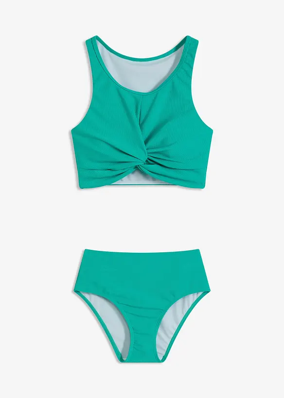 Bikiny s podprsenkovým topem z recyklovaného polyesteru (2dílná souprava), bonprix
