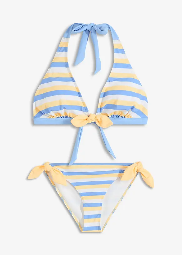 Bikiny s ramínkem kolem krku a vázačkami (2dílná souprava), bonprix