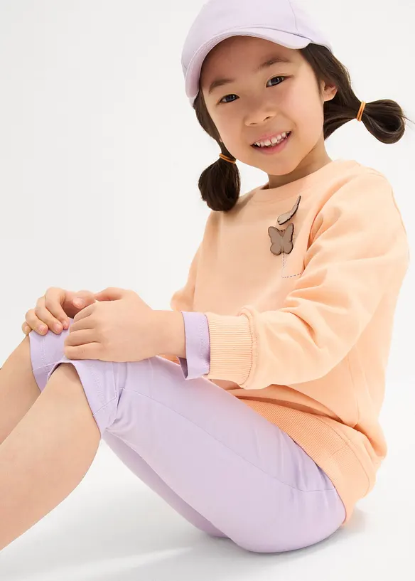 Capri legíny z elastické směsi s organickou bavlnou (2 ks v balení), bonprix