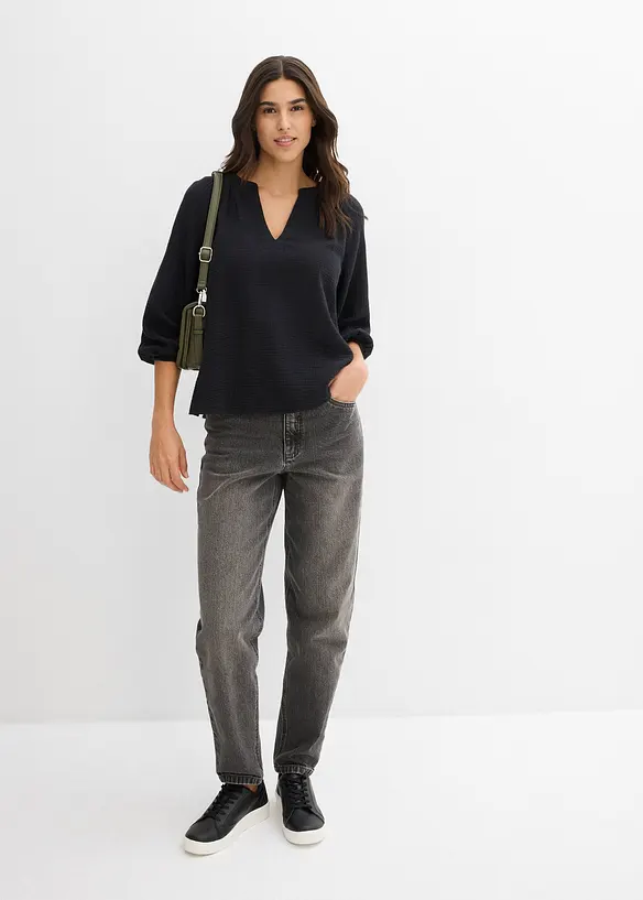 Oversize halenka z mušelínu, bonprix